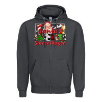 Smoke santas favorite soccer player Zipper Hoodie - CowGirlArtShop