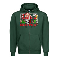 Sports Green santas favorite soccer player Zipper Hoodie - CowGirlArtShop