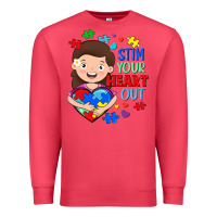 Cardinal Stim your heart out Premium Sweatshirt - FaDigitalArtStudio