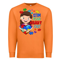 Carrot Stim your heart out Premium Sweatshirt - FaDigitalArtStudio