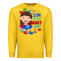 Lemon Stim your heart out Premium Sweatshirt - FaDigitalArtStudio