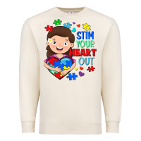 Sandshell Stim your heart out Premium Sweatshirt - FaDigitalArtStudio