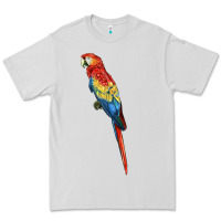 Scarlet Macaw Parrot Premium Tee | Teevron