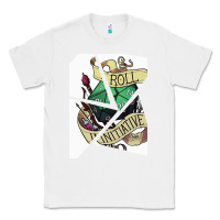 White ROLL INITIATIVE Classic Tee - Bettercallsaul