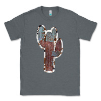 Charcoal Heather Cowhide Old Cactus Classic Tee - RanaPortraitStore