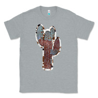 Heather Grey Cowhide Old Cactus Classic Tee - RanaPortraitStore