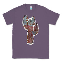 Lavender Cowhide Old Cactus Classic Tee - RanaPortraitStore