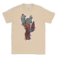 Mushroom Cowhide Old Cactus Classic Tee - RanaPortraitStore
