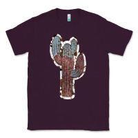 Plum Cowhide Old Cactus Classic Tee - RanaPortraitStore