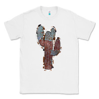 White Cowhide Old Cactus Classic Tee - RanaPortraitStore
