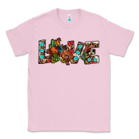 Bubblegum Pink love rodeo Classic Tee - JahusDesignShop