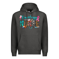 Charcoal Heather oncology nurse Premium Hoodie - OliviaCreatesArt