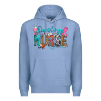 Colony Blue oncology nurse Premium Hoodie - OliviaCreatesArt