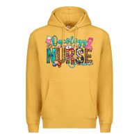 Mustard oncology nurse Premium Hoodie - OliviaCreatesArt