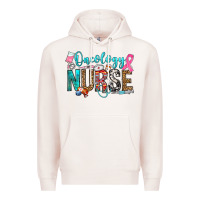 Pale Pink oncology nurse Premium Hoodie - OliviaCreatesArt