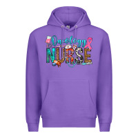 Purple oncology nurse Premium Hoodie - OliviaCreatesArt