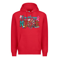 Red oncology nurse Premium Hoodie - OliviaCreatesArt