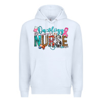 White oncology nurse Premium Hoodie - OliviaCreatesArt