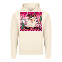 Vintage Artic merry pink christmas santa Vintage Hoodie - MaliasSmallBusiness