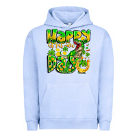 Pigment Grape Ice Happy St Patricks Rex Day Urban Hoodie - CowhideDigitalArt