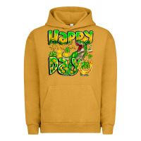 Pigment Peanut Butter Happy St Patricks Rex Day Urban Hoodie - CowhideDigitalArt