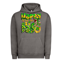 Pigment Tornado Happy St Patricks Rex Day Urban Hoodie - CowhideDigitalArt