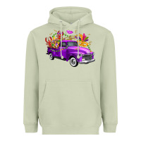 Matcha Mardi Gras Truck King's Cake Heavyweight Hoodie - FaDigitalArtStudio