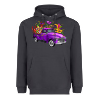 Smoke Mardi Gras Truck King's Cake Heavyweight Hoodie - FaDigitalArtStudio