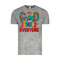 Cloud Rock LGBTQ+ God Loves Everyone Vintage Tee - BundleAndBundleShop