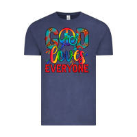 Vintage Denim LGBTQ+ God Loves Everyone Vintage Tee - BundleAndBundleShop