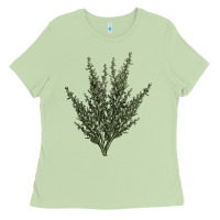 Matcha Botanical Sagebrush Illustrations Ladies Tee - LillyAllenDesigns