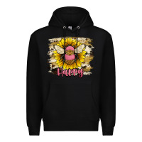 Black bee happy Premium Hoodie - JahusDesignShop