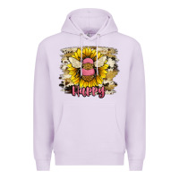 Lilac bee happy Premium Hoodie - JahusDesignShop