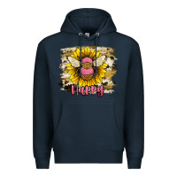 Navy bee happy Premium Hoodie - JahusDesignShop