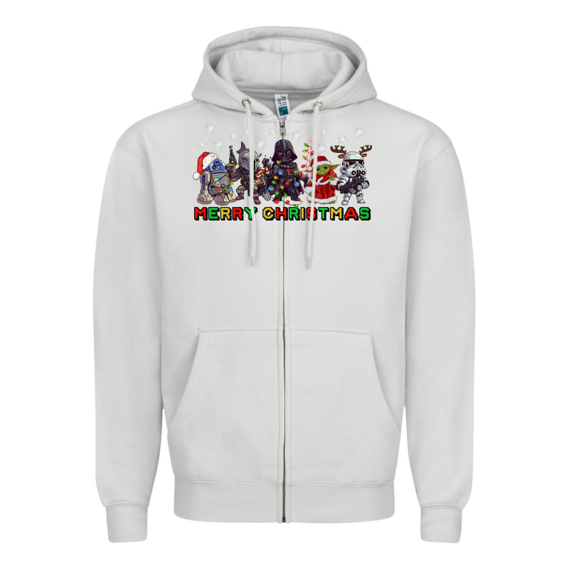 Merry Christmas Gnomies Zipper Hoodie by CowGirlArtShop | Teevron