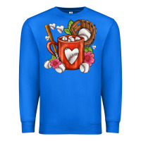 True Royal Baseball Coffee cup Premium Sweatshirt - FaDigitalArtStudio