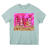 Arona love gnome with bear Heavy Core Tee - NancyCooperArtShop