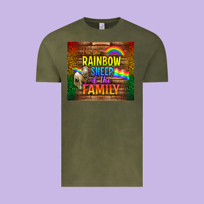 I'm The Rainbow Sheep Of The Family Tumbler Vintage Tee Designed By Bundleandbundleshop