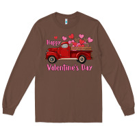 Chestnut happy valentine's day truck hearts Long Sleeve Tee - RanaPortraitStore