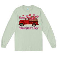 Matcha happy valentine's day truck hearts Long Sleeve Tee - RanaPortraitStore