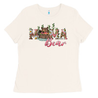 Bone Mama bear with daisy Ladies Tee - RanaPortraitStore