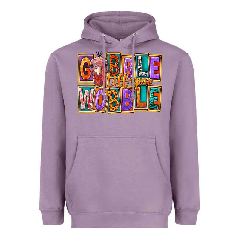 Gobble Till You Wobble Heavyweight Hoodie by FaDigitalArtStudio | Teevron