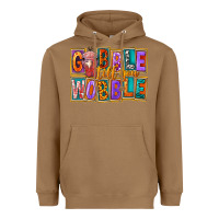 Toasted Coconut Gobble Till You Wobble Heavyweight Hoodie - FaDigitalArtStudio