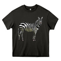 Asphalt zebra Heavy Core Tee - LillyAllenDesigns