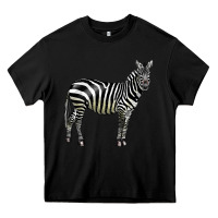 Black zebra Heavy Core Tee - LillyAllenDesigns