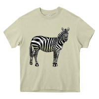 Mossy zebra Heavy Core Tee - LillyAllenDesigns