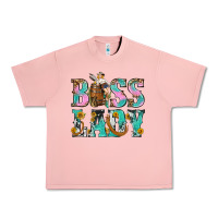 Salmon Boss Lady Urban Heavy Tee - BundleAndBundleShop