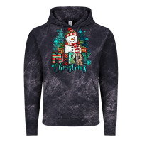 Cloud Black merry christmas snowman Vintage Hoodie - MaliasSmallBusiness