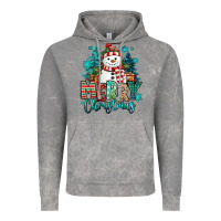 Cloud Rock merry christmas snowman Vintage Hoodie - MaliasSmallBusiness