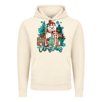 Vintage Artic merry christmas snowman Vintage Hoodie - MaliasSmallBusiness